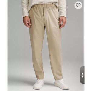 Lululemon Men ABC stretchy pull on pants, khaki, Size XS